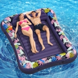 רק 137 ש"ח (משלוח חינם בהגעה לסכום כולל של 49$ ומעלה) למזרן מתנפח זוגי ענק בגודל 221X160 ס"מ כולל משענת ראש ותא לשתייה!!