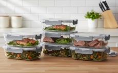 דיל מקומי: שומרים על טריות, סדר ונוחות במטבח! סט 6 קופסאות אחסון זכוכית פרימיום כולל מכסים הרמטיים רק ב-₪99 במקום ₪119!!