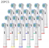 רק 8.3$/27 ש״ח לסט של 20 ראשים תואמים למברשות Oral-B – איכות גבוהה, התאמה מלאה וניקוי עדין אך יעיל במיוחד!!
