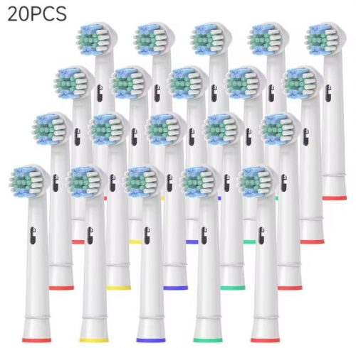 רק 8.3$/27 ש״ח לסט של 20 ראשים תואמים למברשות Oral-B – איכות גבוהה, התאמה מלאה וניקוי עדין אך יעיל במיוחד!!