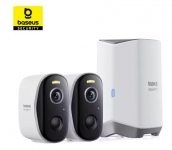 רק 121.9$/402 ש״ח למערכת האבטחה המתקדמת של Baseus דגם N1 – כוללת 2 מצלמות אלחוטיות באיכות 2K, תחנת בסיס, סוללה ל־210 ימי עבודה, ראיית לילה צבעונית, אחסון מובנה ותמיכה מלאה באלקסה ו־Google!!