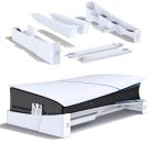 רק 8$/24 ש״ח לתושבת אופקית יציבה לקונסולת PS5 ו־PS5 Slim עם רפידות נגד החלקה ותמיכה מאובטחת לגרסאות דיסק ודיגיטל לסידור מושלם!!