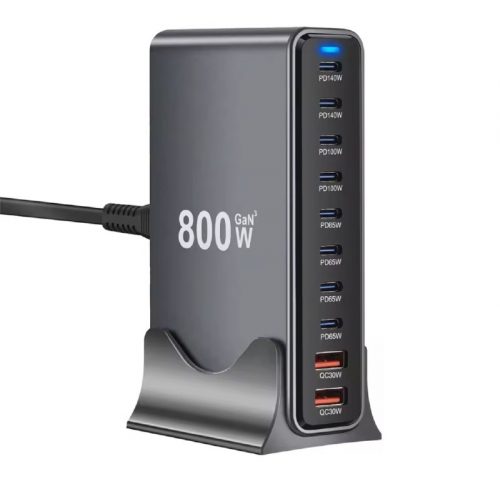 רק 28.6$/93 ש״ח למטען ה־GaN השולחני עם 10 יציאות USB-C/USB מהירות ותמיכה ב-PD 3.1!!