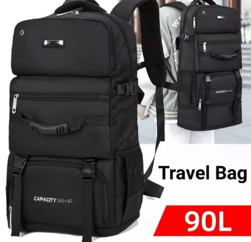 רק 25.9$/74 ש״ח לתיק טיולים ענק בנפח 90 ליטר – עמיד למים, חזק במיוחד ונוח לנשיאה – מושלם לטיולים, קמפינג, מסעות וטיולי שטח!!