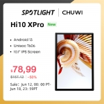 לחטוף!! רק 69.9$\260 ש"ח עם הקופון BF8 לטאבלט הסופר משתלם CHUWI Hi10X Pro!!