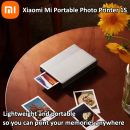 רק 52.2$/176 ש״ח למדפסת התמונות הניידת Xiaomi 1S עם הדפסה תרמית ללא דיו, Bluetooth ונייר דביק לעיצוב מהיר וישיר מהטלפון!!