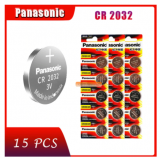 רק 3.19$ ל 15 סוללות כפתור cr2032 של פנסוניק PANASONIC!!