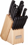 רק 65.99$\190 ש"ח מחיר סופי כולל הכל עד דלת הבית לסט סכינים 15 חלקים סופר מומלץ Cuisinart C77TR-15P במעמד עץ מהודר!!