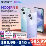 רק 85.9$/313 ש״ח עם הקופון 24AN10 לטלפון הסופר משתלם החדש OSCAL MODERN 8 במבצע השקה!!