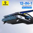 רק 45.8$/153 ש״ח לעמדת דוקינג 12 ב־1 מבית Baseus דגם EH3 – תומכת בשלושה מסכים, טעינה מהירה 100W ומעמד מובנה ללפטופ!!