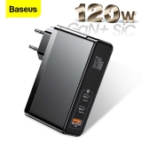 רק 58.4$ למטען העוצמתי המדהים מבית באסאוס Baseus 120W GaN היכול להטעין אפילו 2 לפטופים בו זמנית + כבל איכותי תואם!!