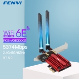 רק 15.7$\59 ש"ח למתאם ה WIFI העוצמתי Wi-Fi 6E AX210 5374Mbps!!