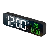 רק 11$\39 ש"ח לשעון מעורר דיגיטלי מעוצב עם תצוגת לד של השעה + טמפ'!!