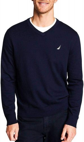 רק 35.6$\129 ש"ח (משלוח חינם בהגעה לסכום כולל של 49$ ומעלה) לסריג מהמם של נאוטיקה Nautica Navtech Soft V-Neck במבחר צבעים לבחירה!! 