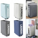 רק 15.6$/51 ש״ח לסל כביסה צר מתקפל וקל לאחסון עם גלגלי נשיאה וקיבולת אחסון גדולה ונוחות מקסימלית!!