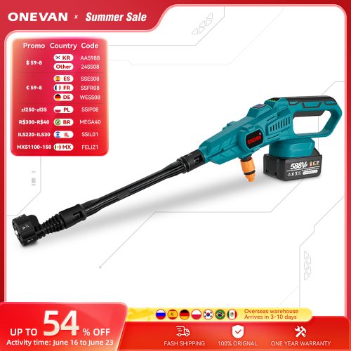 רק 245 ש״ח עם הקופון AESS06 לגרניק אלחוטי עוצמתי 200 באר 3500W עם 3 מהירויות כולל סוללה!!