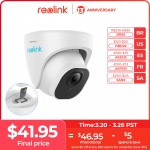 רק 37.8$\137 ש"ח עם הקופון ANUP3 למצלמת האבטחה החיצונית הנהדרת Reolink 5MP Poe RLC 520A!!