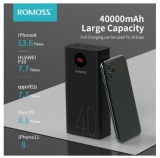 רק 30$ עם הקופון ROMBRAND02 לסוללה הניידת הענקית ROMOSS Zeus 40000mAh!!