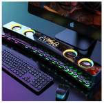 רק 60.99$ עם הקופון BGCNSYGTR לסאונד בר מעוצב נייד למחשב עם תאורה, שעון, בלוטוס ועוד – SOAIY SH39!!