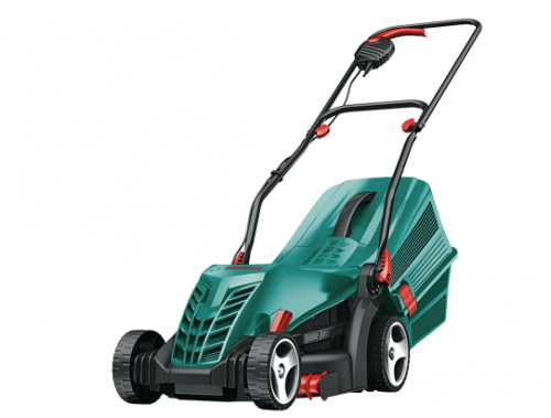 דיל מקומי: הדשא של השכן? למי אכפת! עם מכסחת הדשא החשמלית Bosch ARM3400 1300W אף שכן לא ינצח אתכם!