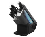 דיל מקומי: רק 569 ש״ח לסט הסכינים Ninja Foodi StaySharp NeverDull עם בלוק אחסון ומשחיז מובנה לשמירה על להבים חדים לאורך שנים במטבח!!