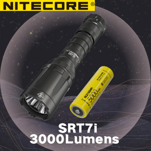 רק 71.2$\257 ש״ח עם הקופון AECD8 לפנס הטקטי העוצמתי Nitecore SRT7i (עד 3000 לומן!)!! בארץ המחיר שלו 599 ש״ח!!