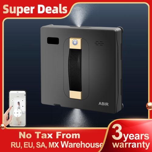 רק 77.6$/251 ש״ח למנקה החלונות הרובוטי החכם Abir WD8 עם ריסוס מים כפול וזיכרון לחזרה אוטומטית לנקודת ההתחלה!!