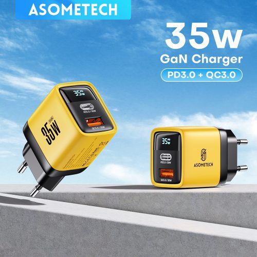 רק 8.6$\31 ש״ח עם הקופון IFPWJOW למטען הנהדר Asometech 35W כולל כבל!!