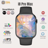 לחטוף!! מחיר מתנה!! רק 7.2$\25 ש"ח לשעון החכם I8 Pro MAX!!