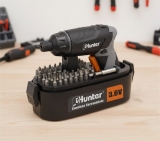 דיל מקומי: מברגה קומפקטית + 53 אביזרים Hunter 100311-016 3.6V רק ב-₪89 במקום ₪119!!