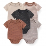 רק 14.7$/48 ש"ח למארז 5 בגדי גוף רכים ואיכותיים לתינוקות מבית Kiddiezoom!!