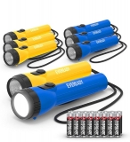 רק 12.1$/39 ש״ח (משלוח חינם בהגעה לסכום כולל של 49$ ומעלה) לסט של 8 פנסים עם סוללות מבית Eveready – תאורה אמינה לשעת חירום, קמפינג ושימוש כללי!!