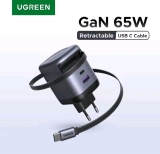 רק 17.2$/56 ש״ח למטען GaN מהיר מבית UGREEN עם הספק של 45W עד 100W וכבל Type-C נשלף – מתאים לטעינת מחשבים, טלפונים וטאבלטים, מעולה לנסיעות!!