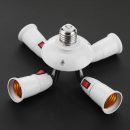 החל מ 4$\15 ש״ח למפצל נורה E27 למספר נורות, קיימים דגמים של 2-5 ראשי נורה!!