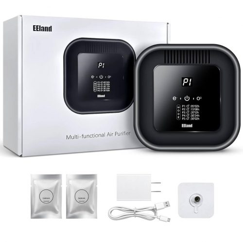 רק 29.9$/95 ש״ח (משלוח חינם בהגעה לסכום כולל של 49$ ומעלה) למנטר ריחות לחתולים EEland עם סילוק ריחות חזק, טיהור אוזון, פעולה שקטה ועיצוב קומפקטי!!