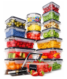 רק 32.9$/101 ש״ח (משלוח חינם בהגעה לסכום כולל של 49$ ומעלה) לסט 32 חלקים Chef’s Path עם 16 קופסאות אחסון אטומות, מכסים נסגרים בלחיצה ועיצוב נערם לסדר מושלם במטבח!!