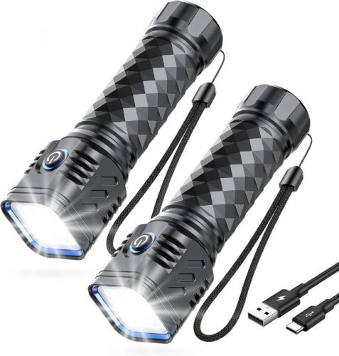 רק 41 ש"ח (משלוח חינם בהגעה לסכום כולל של 49$ ומעלה) לזוג פנסים עוצמתיים נטענים מבית WdtPro – תאורה חזקה במיוחד עם טעינת USB ונוחות שימוש בכל תנאי!!