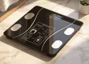 רק 13$/40 ש״ח למשקל שומן גוף דיגיטלי חכם עם Bluetooth ואפליקציה, מדידת אחוזי שומן ומים ומעקב היסטורי נוח מהסמארטפון בבית!!