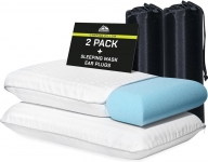 רק 34.4$/113 ש״ח (משלוח חינם בהגעה לסכום כולל של 49$ ומעלה) לסט 2 כריות שטח מתקפלות BOZEMAN OUTDOORS מזיכרון ויסקו אלסטי (Memory Foam)!!