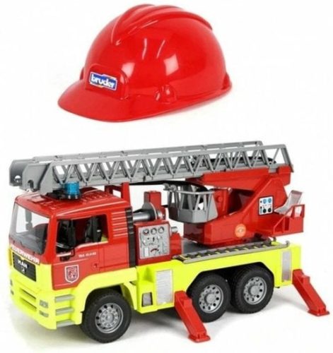 דיל מקומי: רק 194 ש״ח במקום 389 ש״ח לכבאית הצעצוע Bruder MAN TGA בקנה מידה 1:16 עם סולם טלסקופי ומשאבת מים אמיתית לחוויית משחק מציאותית!!