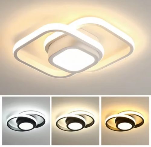 רק 18.8$/63 ש״ח למנורת תקרה בעיצוב מודרני, דגם עם צבע לבן, צהוב או עם 3 מצבי תאורה לבחירה!!