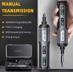 רק 14.2$/46 ש״ח למברגה חשמלית קומפקטית מבית Deli עם סוללת ליתיום 2000mAh וסט ביטים מלא!!