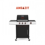 דיל מקומי: גריל גז 3 מבערים + כירת צד AMGAZIT Fireblaze 40,000BTU במחיר משתלם במיוחד לחג!! רק 999 ש״ח במקום 1790!!