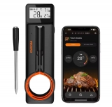 רק 28.8$/94 ש״ח למדחום הבשר החכם והמדויק של Inkbird עם חיבור WiFi ו-Bluetooth, תפריטים אוטומטיים וחיישן דק במיוחד – שליטה מלאה בצלייה מכל מקום!!