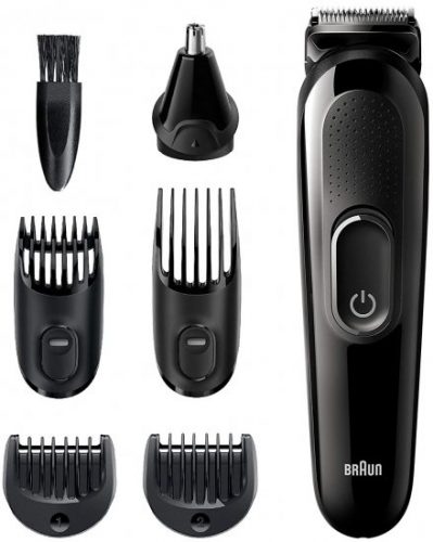דיל מקומי: מכונת תספורת ועיצוב זקן אלחוטית "הכל בה" עם 6 ראשים מסדרה 3 של Braun ב-99 שקלים בלבד!