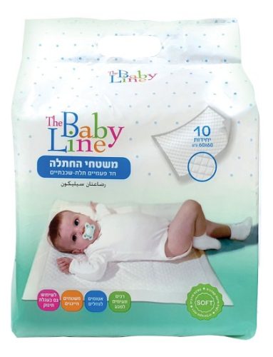 דיל מקומי: רק 33 ש״ח לסט של 3 חבילות משטחי החתלה Baby Line 60×60 עם ספיגה גבוהה ושכבה אטומה לנוחות והיגיינה בכל מקום!!
