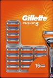 דיל מקומי: רק 127 ש"ח ל 16 סכיני גילוח Gillette Fusion 5!!