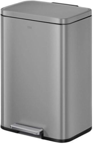 דיל מקומי: רק 279 ש״ח לפח אשפה Eko Madison 50 ליטר מנירוסטה מוברשת עם סגירה שקטה ודוושה חזקה למטבח מודרני!!