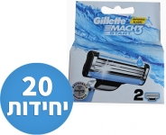 דיל מקומי: רק 99 ש"ח לסכיני גילוח Gillette Mach 3 Start – סך הכל 10 מארזים, 2 יחידות בכל מארז!!