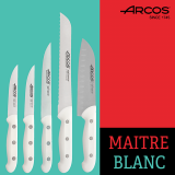 דיל מקומי: רק 249 ש"ח לסט 5 סכינים כולל סכין שף סנטוקו מבית Arcos מסדרת Maitre Blanc!!